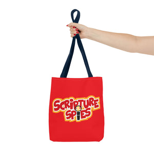 Scripture Spies Tote Bag