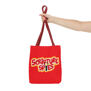 Scripture Spies Tote Bag