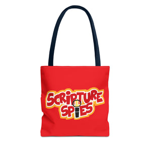 Scripture Spies Tote Bag