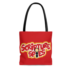 Scripture Spies Tote Bag