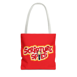 Scripture Spies Tote Bag