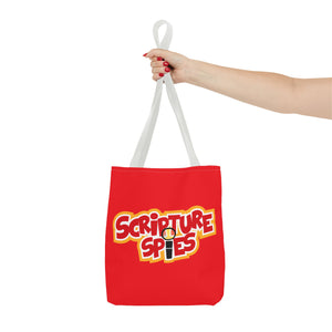 Scripture Spies Tote Bag