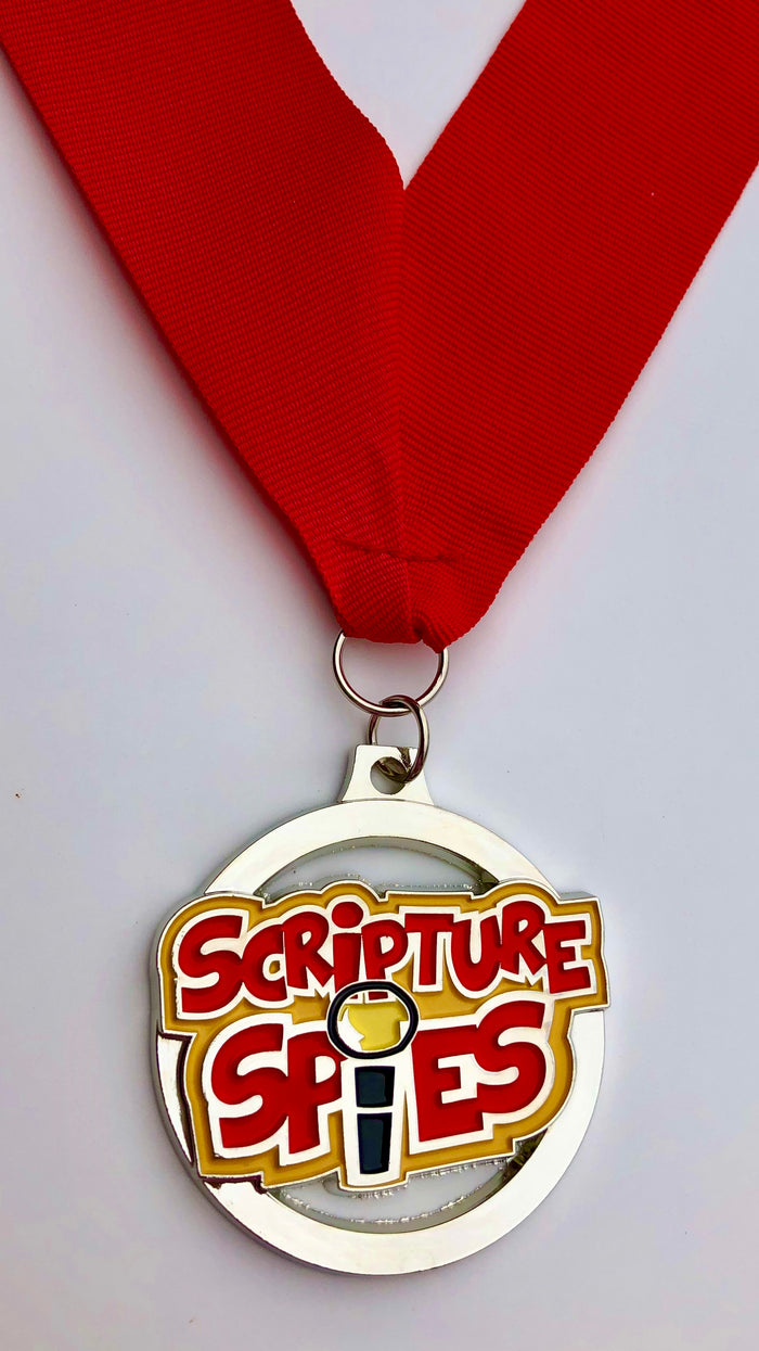 Scripture Spies Medallion Award Red Year